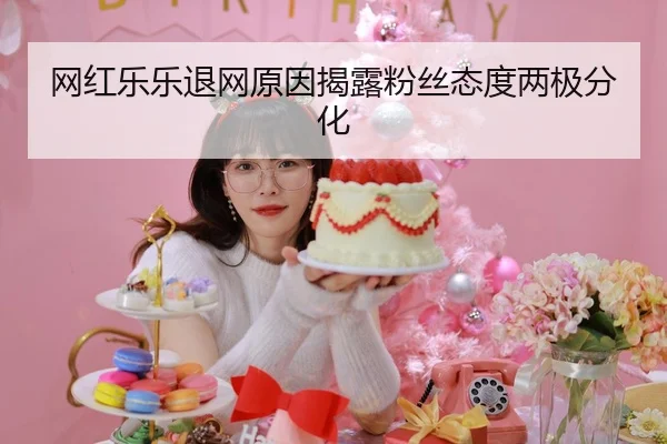 网红乐乐退网原因揭露粉丝态度两极分化